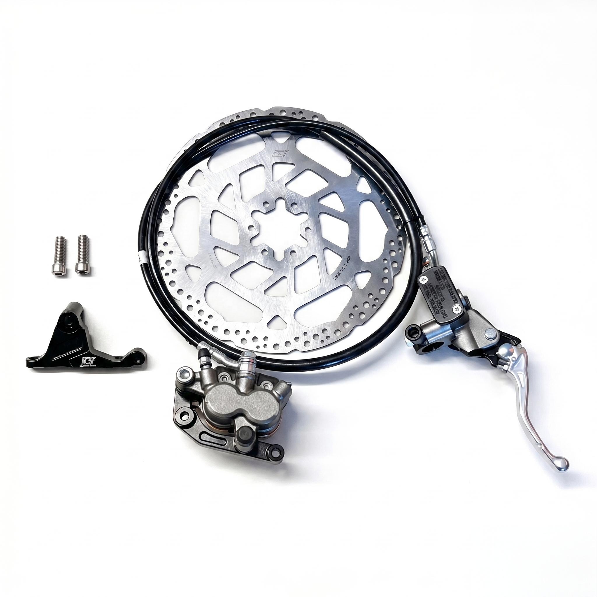 Brake Rotor - Reinforced Hydraulic Front Brake Assembly High