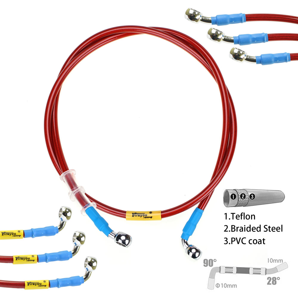400mm-2400mm Brake Hose Hydrau - Brake Line Motorcycle ulasan dan harga