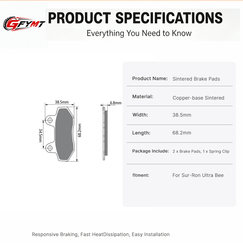 For Surron Ultra Bee dirt bike - Brake Pads Bike ulasan dan harga